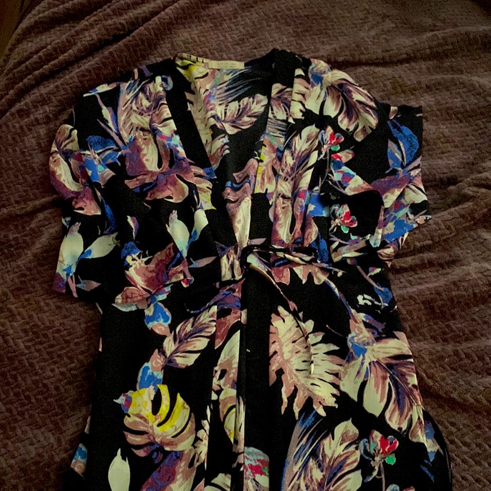 Floral kimono top